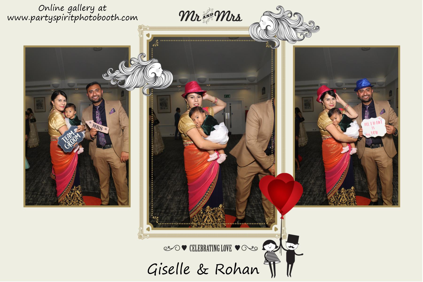 Giselle and Rohan's Wedding | View more photos from the event at gallery.partyspiritphotobooth.com/u/PartySpiritPhotoBooth/Giselle-and-Rohans-Wedding